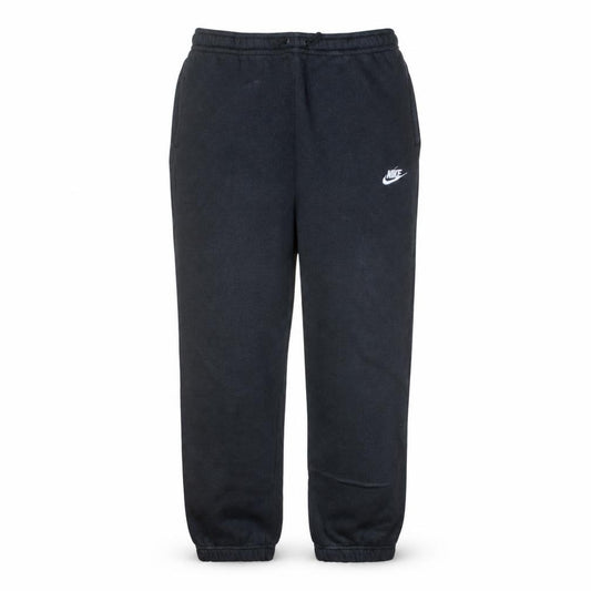 Front view of Nike Men's Black L Jogger Sweatpants 80 Cotton 20 Polyester