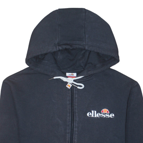 Ellesse Men's Black Full Zip Hoodie Size S Regular Fit