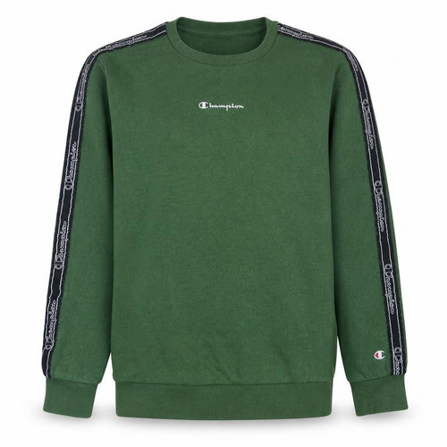 Champion Boys Green Logo Crew Neck Sweatshirt 13-14 Years