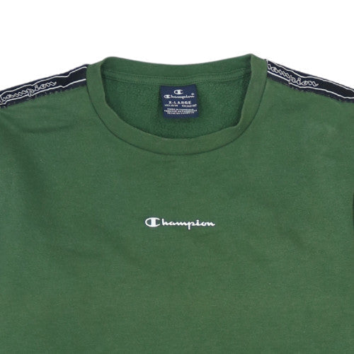 Champion Boys Green Logo Crew Neck Sweatshirt 13-14 Years