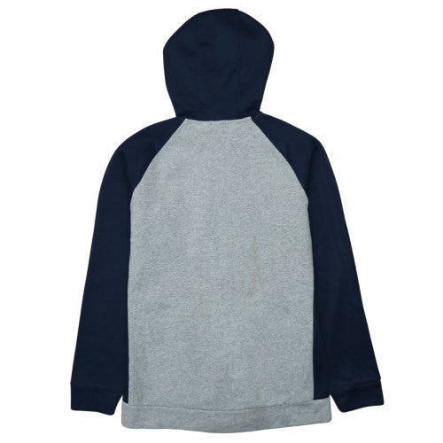 Adidas Boys Grey & Navy Full Zip Fleece Hoodie Size 15-16 Years