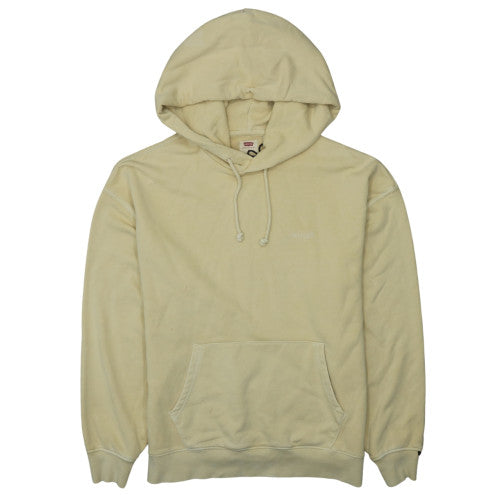 Levi’s Women Beige Pullover Hoodie Medium Relaxed Fit Sweatshirt