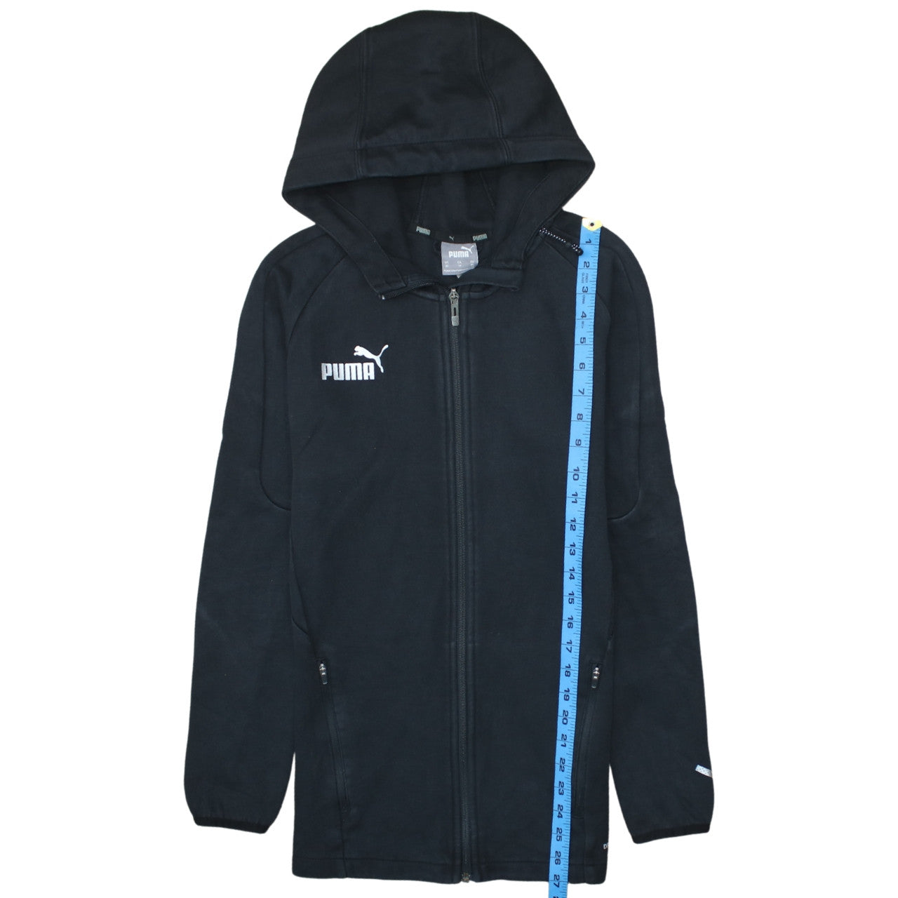 Puma Men's Black XS Full Zip Hoodie Sweatshirt