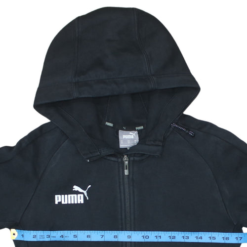 Puma Men's Black XS Full Zip Hoodie Sweatshirt
