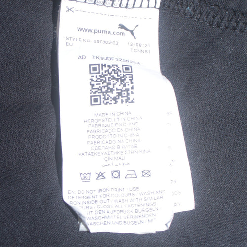 Puma Men's Black XS Full Zip Hoodie Sweatshirt