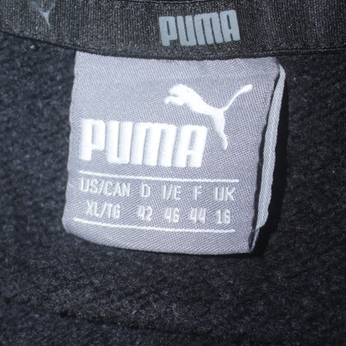 Puma Women's Black Pullover Hoodie XL Hooded Sweatshirt
