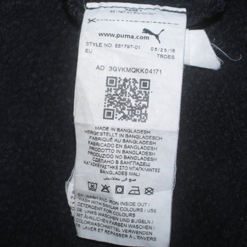 Puma Women's Black Pullover Hoodie XL Hooded Sweatshirt