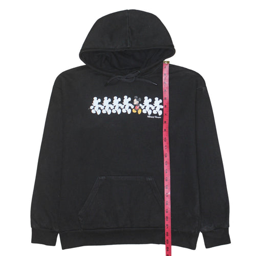Disney Primark Women's Black Mickey Mouse Pullover Hoodie XS