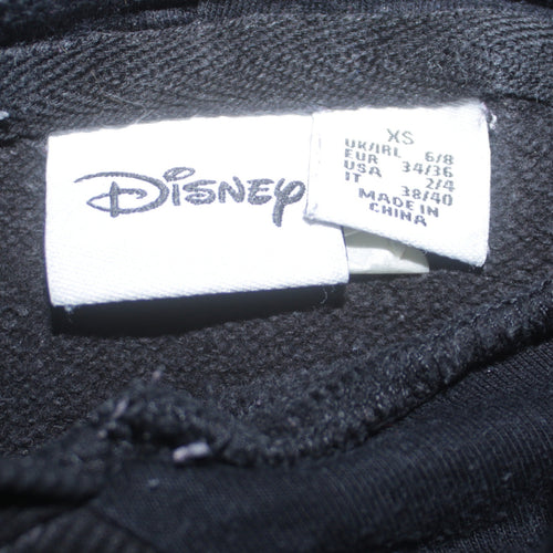 Disney Primark Women's Black Mickey Mouse Pullover Hoodie XS