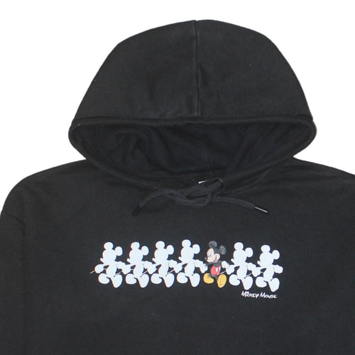 Disney Primark Women's Black Mickey Mouse Pullover Hoodie XS