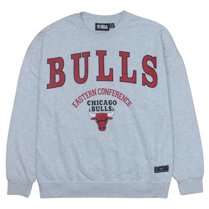 NBA Primark Women Grey Chicago Bulls Crew Neck Sweatshirt XS