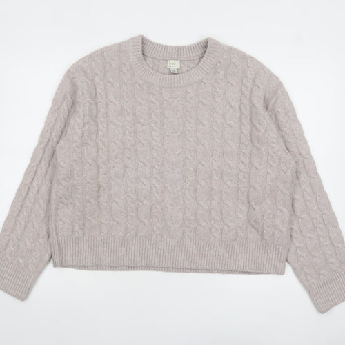 A New Day Women’s Beige Cable-Knit Jumper Size 2XL