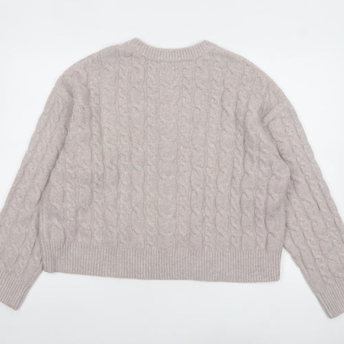 A New Day Women’s Beige Cable-Knit Jumper Size 2XL