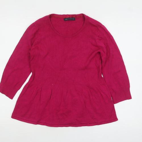 Marks and Spencer Women's Pink Size 12 Tunic Jumper