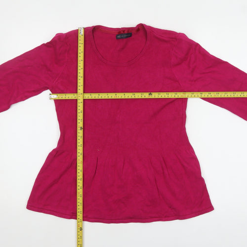 Marks and Spencer Women's Pink Size 12 Tunic Jumper