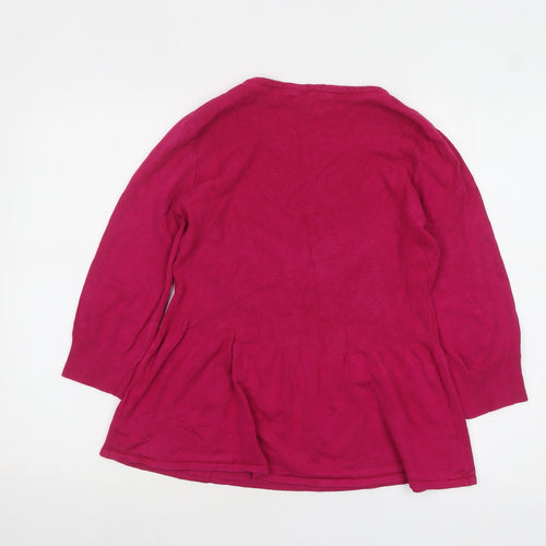 Marks and Spencer Women's Pink Size 12 Tunic Jumper