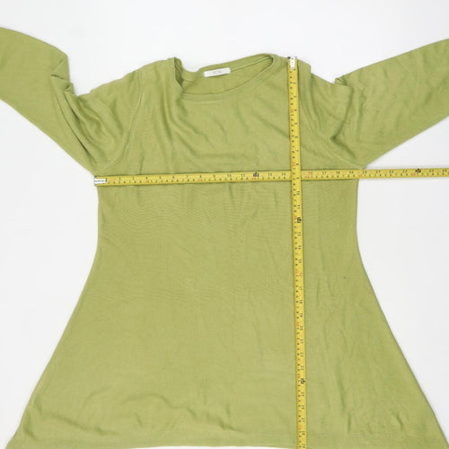 Marks and Spencer Women Green Size 16 Knit Tunic Jumper