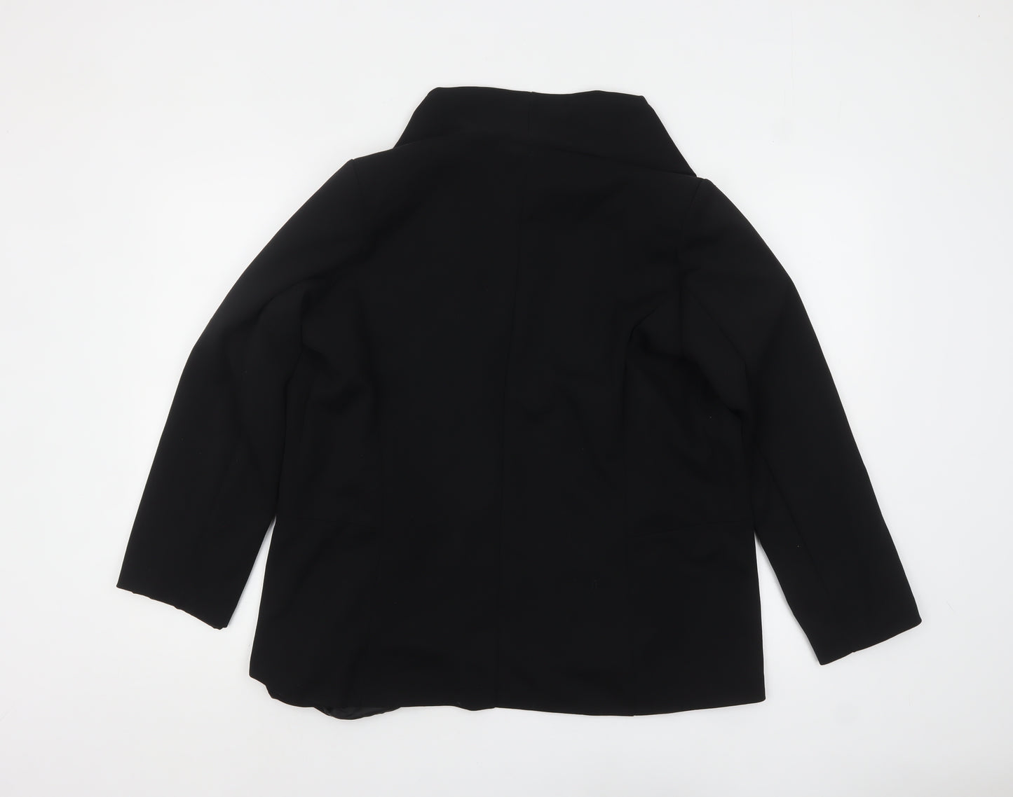 Boohoo Women's Black Blazer Jacket Size 12 Tailored Workwear