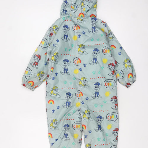 George Boys Blue Paw Patrol Hooded Snowsuit 3-4 Years Winter Lined