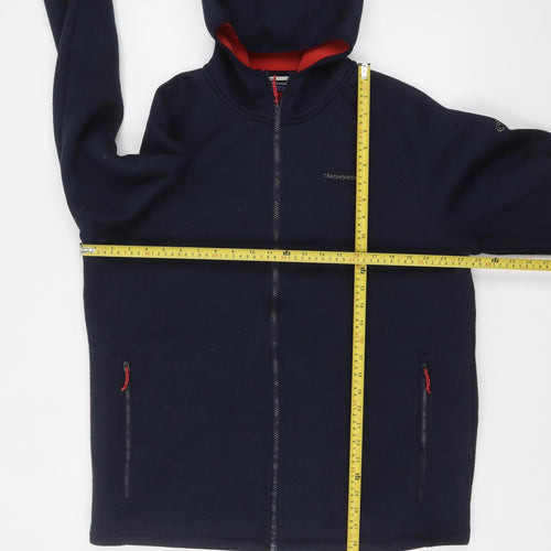 Craghoppers Mens Blue XL Full Zip Fleece Hoodie Outdoor