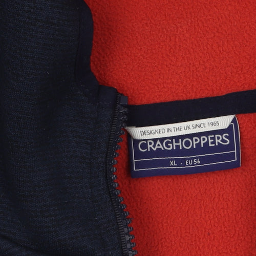 Craghoppers Mens Blue XL Full Zip Fleece Hoodie Outdoor