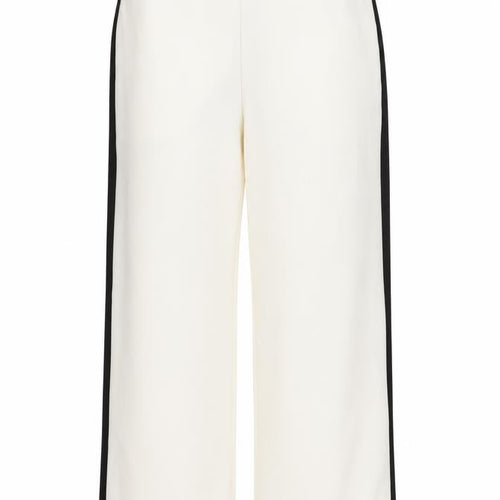 Marks and Spencer Women’s Ivory Straight Leg Trousers Size 20 Short