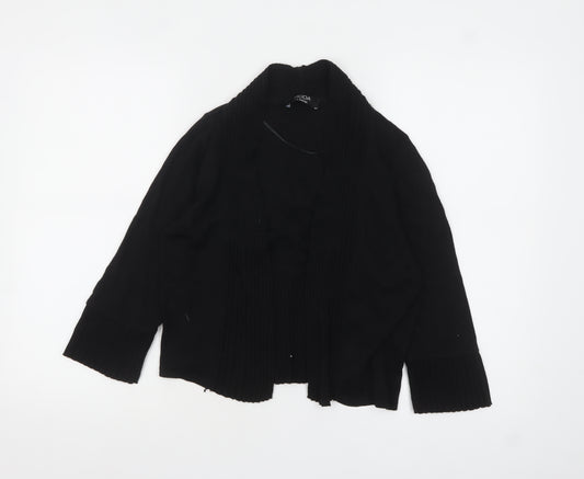 George Women’s Black Cotton Blend Cardigan Size 12 Long Sleeve