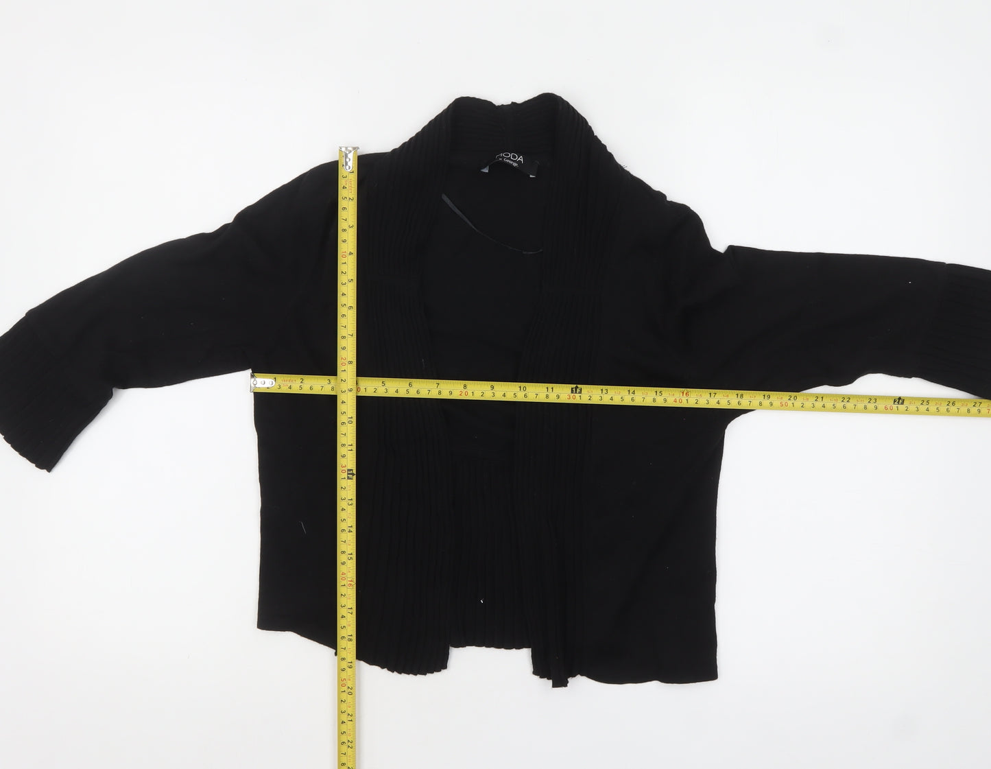 George Women’s Black Cotton Blend Cardigan Size 12 Long Sleeve