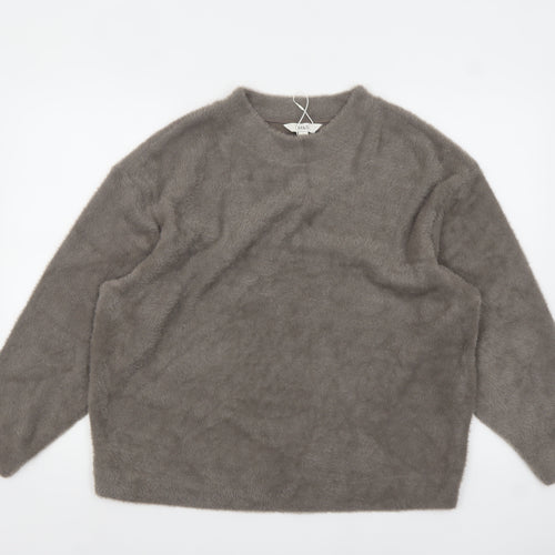 Marks and Spencer Womens Grey L Pullover Crew Neck Jumper