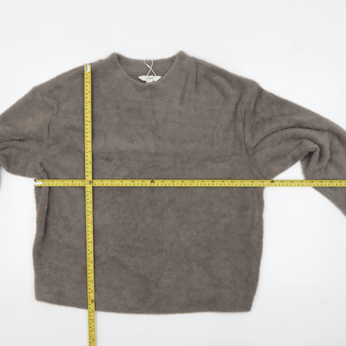 Marks and Spencer Womens Grey L Pullover Crew Neck Jumper