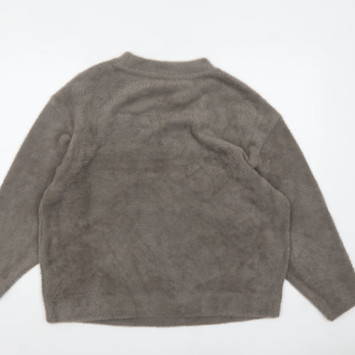 Marks and Spencer Womens Grey L Pullover Crew Neck Jumper