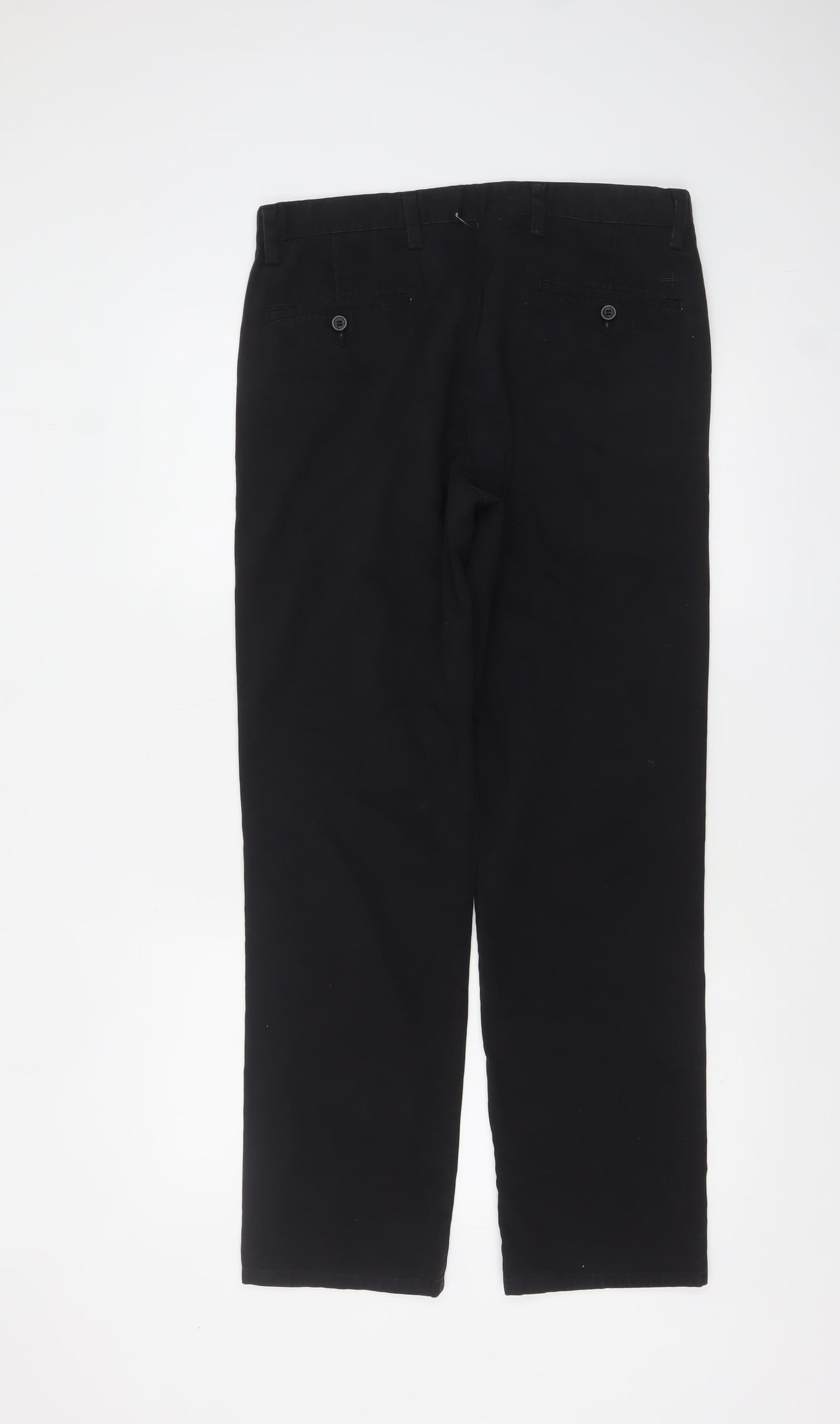 Dockers Men's Black Slim Fit Chino Trousers 33x32