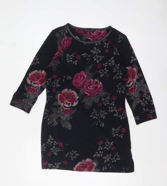 Marks and Spencer Women's Multicoloured Floral Jumper UK 10