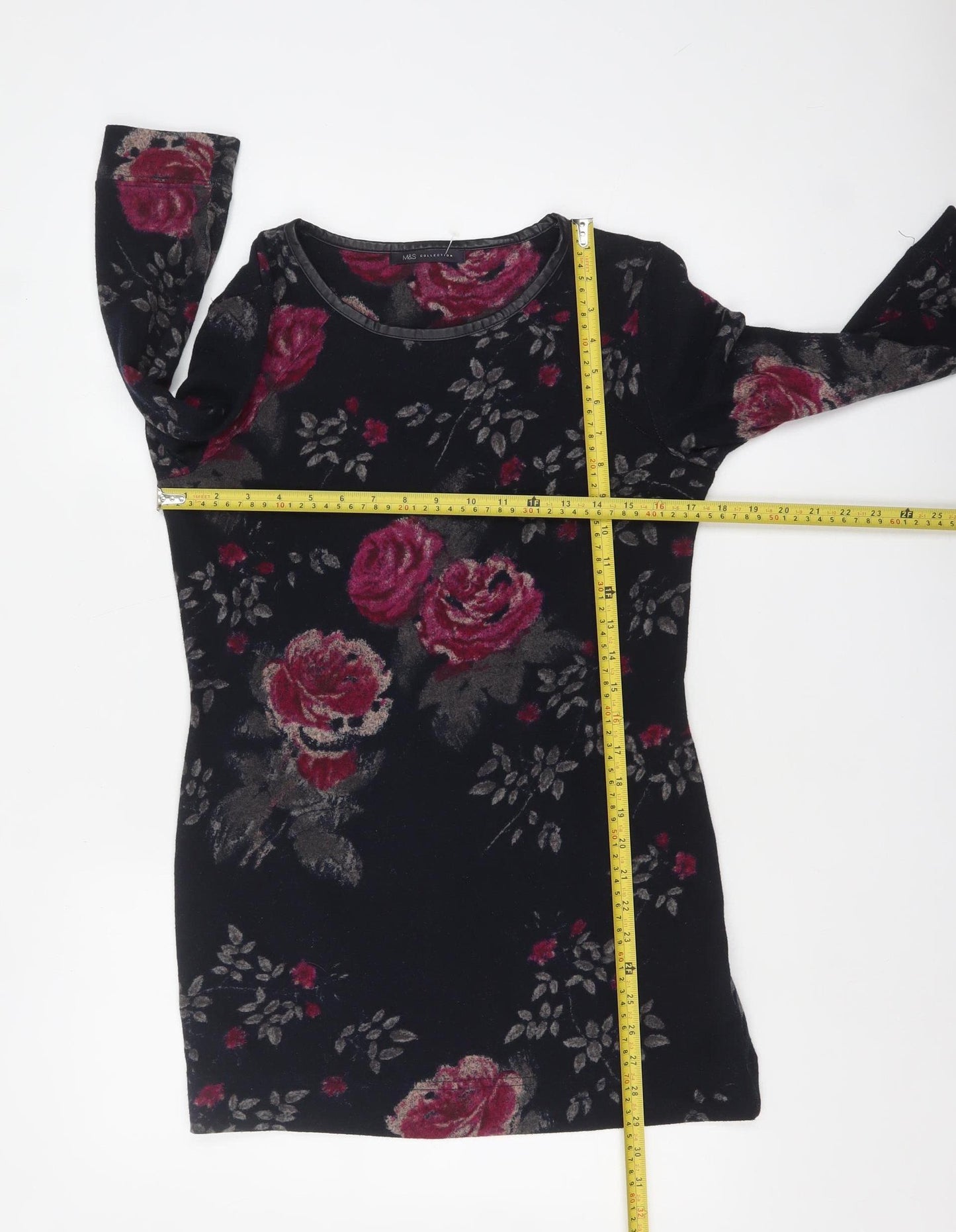 Marks and Spencer Women's Multicoloured Floral Jumper UK 10