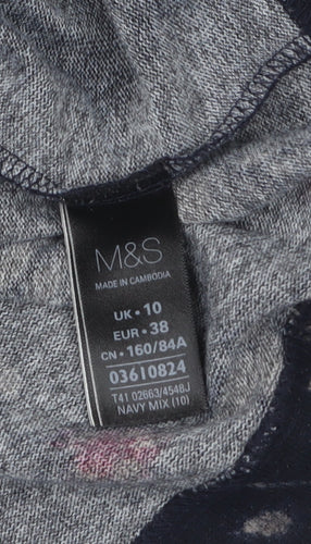 Marks and Spencer Women's Multicoloured Floral Jumper UK 10