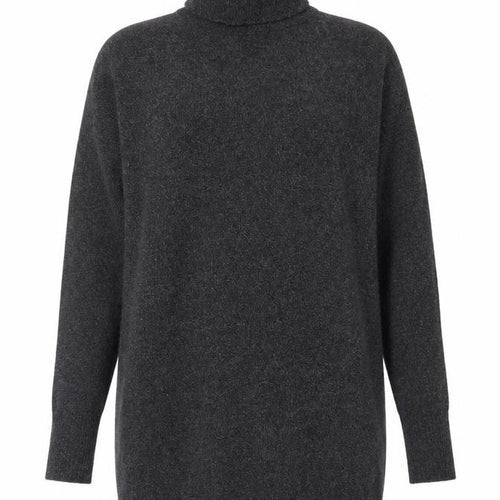 Vero Moda Womens Grey Roll Neck Long Sleeve Chunky Knit Jumper XS