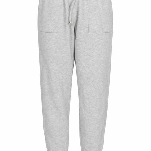 Oasis Women Grey XS Knit Jogger Trousers with Drawstring Waist