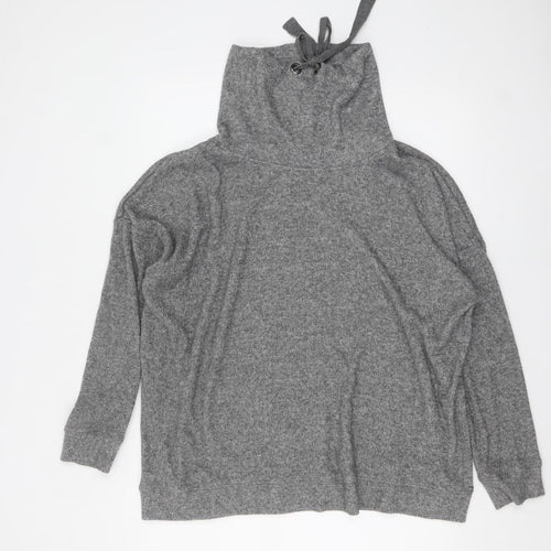 F&F Women’s Grey High Neck Knit Pullover Jumper Size 18
