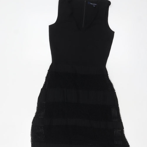 French Connection Women's Black Size 6 Sleeveless Bodycon Dress