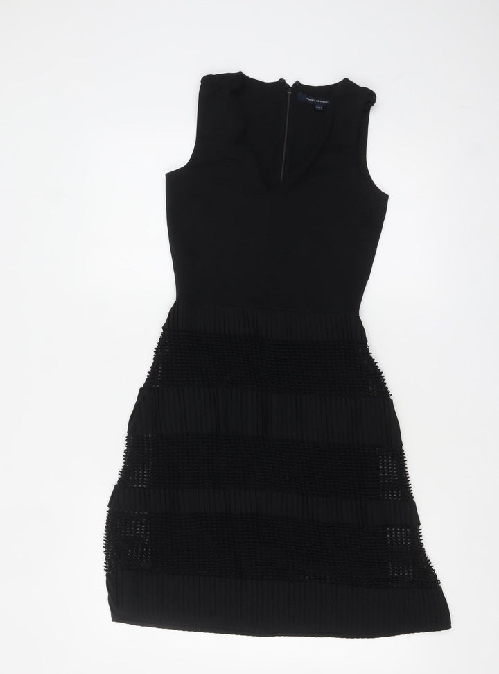 French Connection Women's Black Size 6 Sleeveless Bodycon Dress