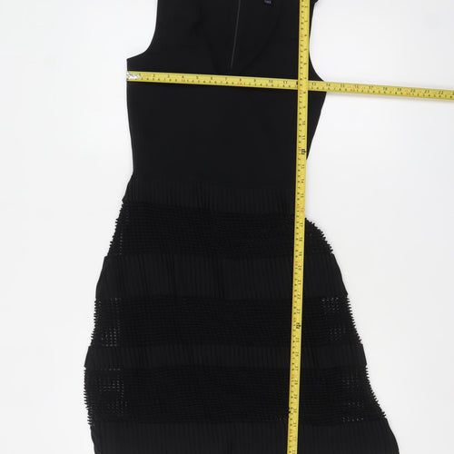 French Connection Women's Black Size 6 Sleeveless Bodycon Dress