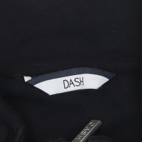 DASH Women's Black Quilted Zip Waistcoat Size 22