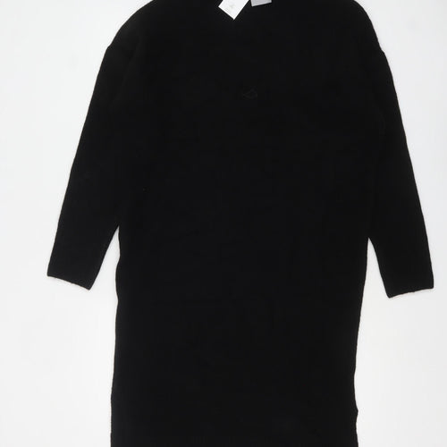 George Women’s Black Roll Neck Jumper Dress Size 12-14