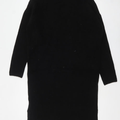 George Women’s Black Roll Neck Jumper Dress Size 12-14
