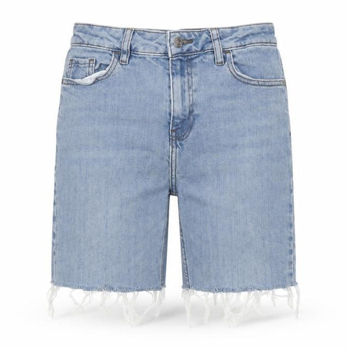 FatFace Women Blue 8R Cut-Off Denim Chesham Girlfriend Shorts