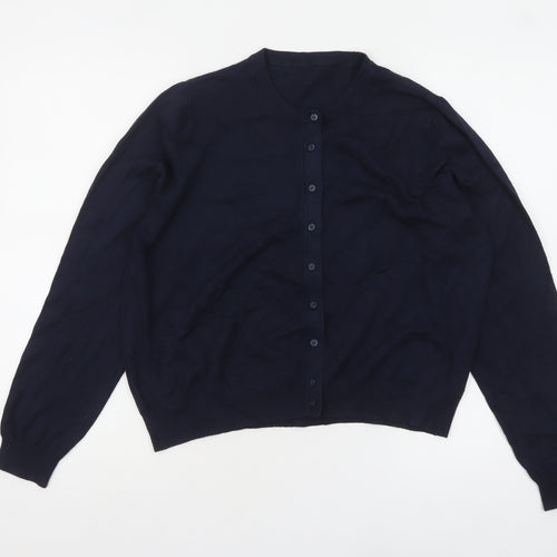 Marks and Spencer Women's Navy Blue Cardigan Size 20