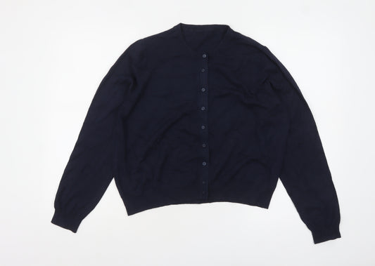 Marks and Spencer Women's Navy Blue Cardigan Size 20