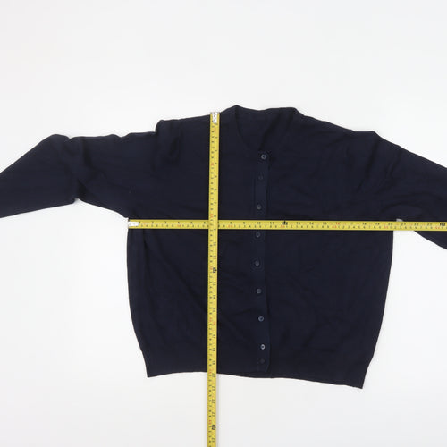 Marks and Spencer Women's Navy Blue Cardigan Size 20