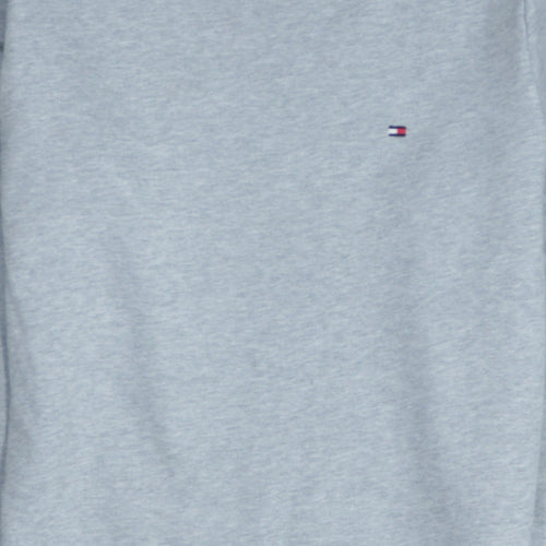 Tommy Hilfiger Men's Grey Logo Tape Crew Neck Sweatshirt Size S