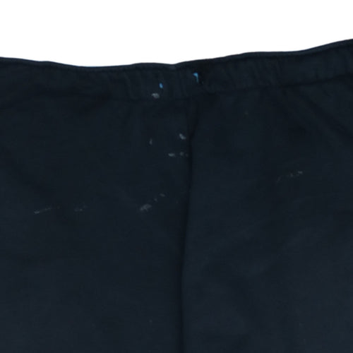 Puma Men's Black L Sweatpants with Logo and Pockets